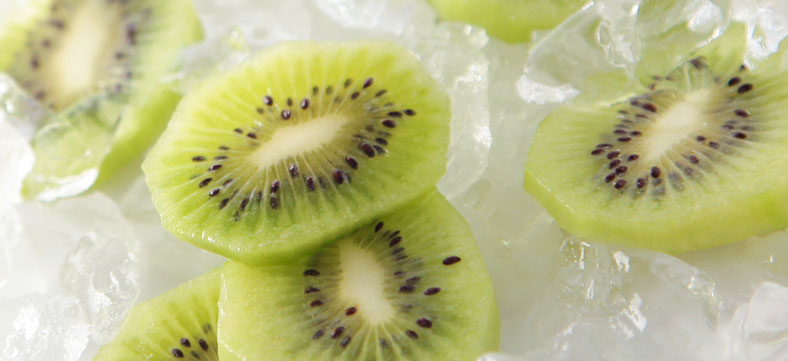 Kiwifruit slices 